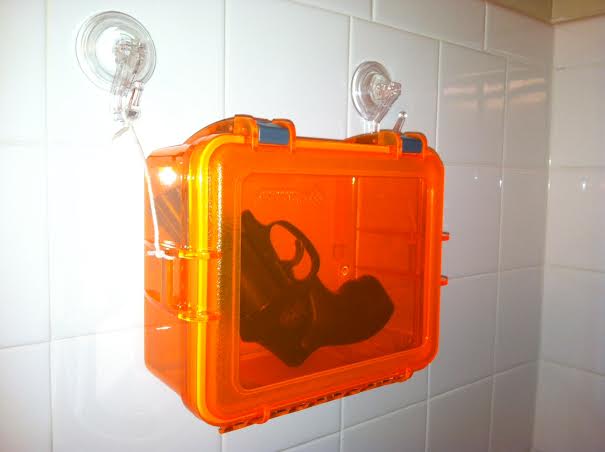 Shower gun box