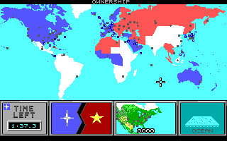 Command H.Q.: political map (1986)