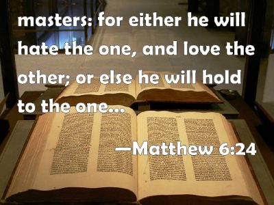 Matthew 6:24