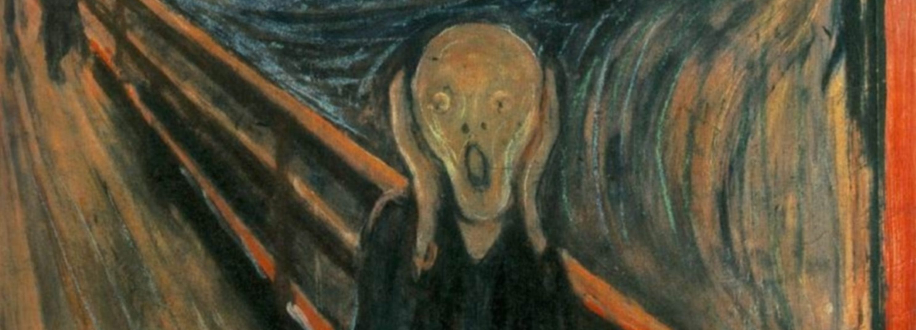Detail from Edvard Munch, "The Scream." 1893.